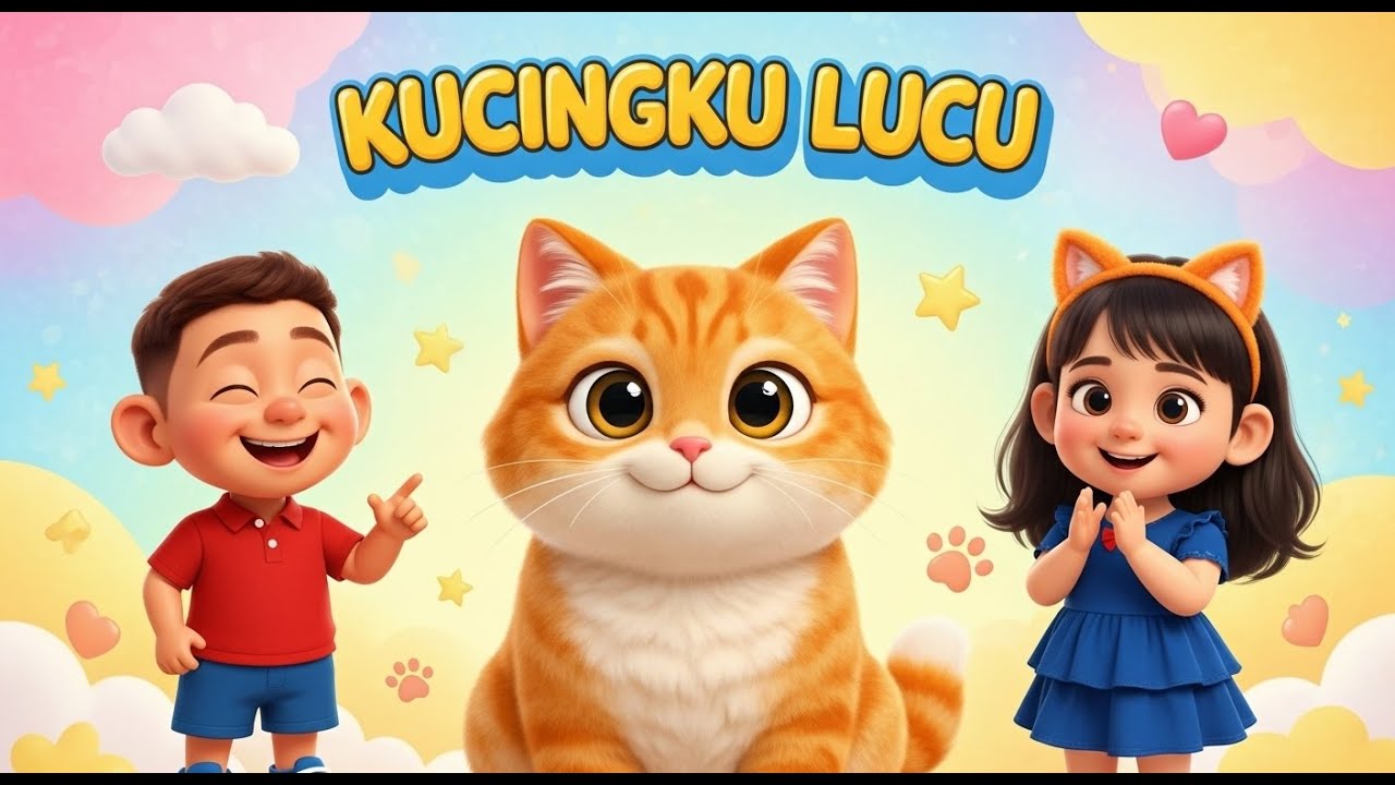 Kucingku Lucu 😺| Lagu Anak Pop Ceria dan Menggemaskan | Lagu Anak Indonesia