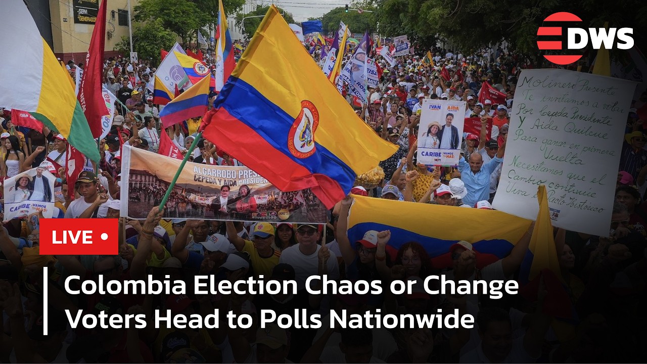 LIVE: Colombians Head to Polls in Crucial Presidential Election Showdown | DWS News | AC14
