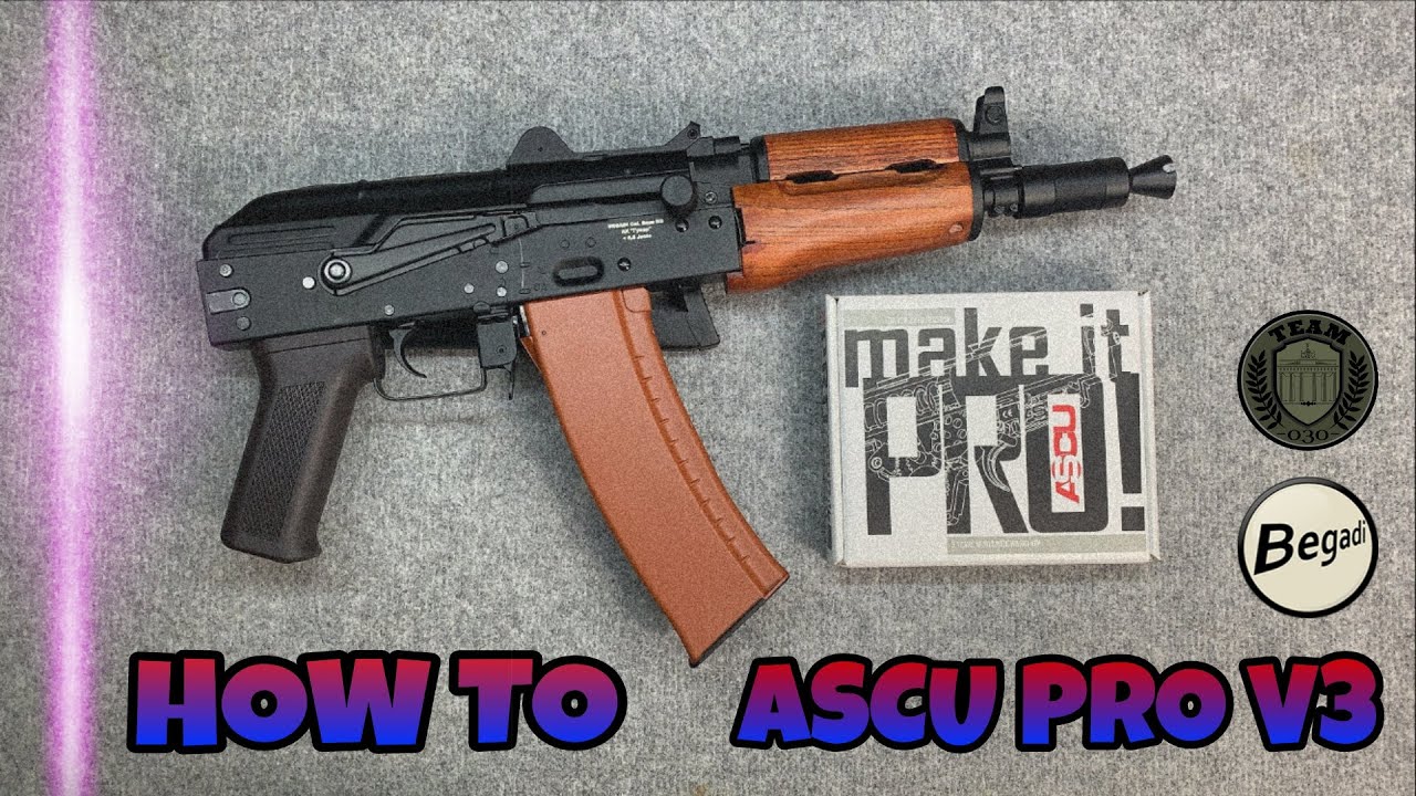 [HOW TO] ASCU Pro V3 Fullauto-Version Einbau, EFCS System 6mm Airsoft deutsch/german