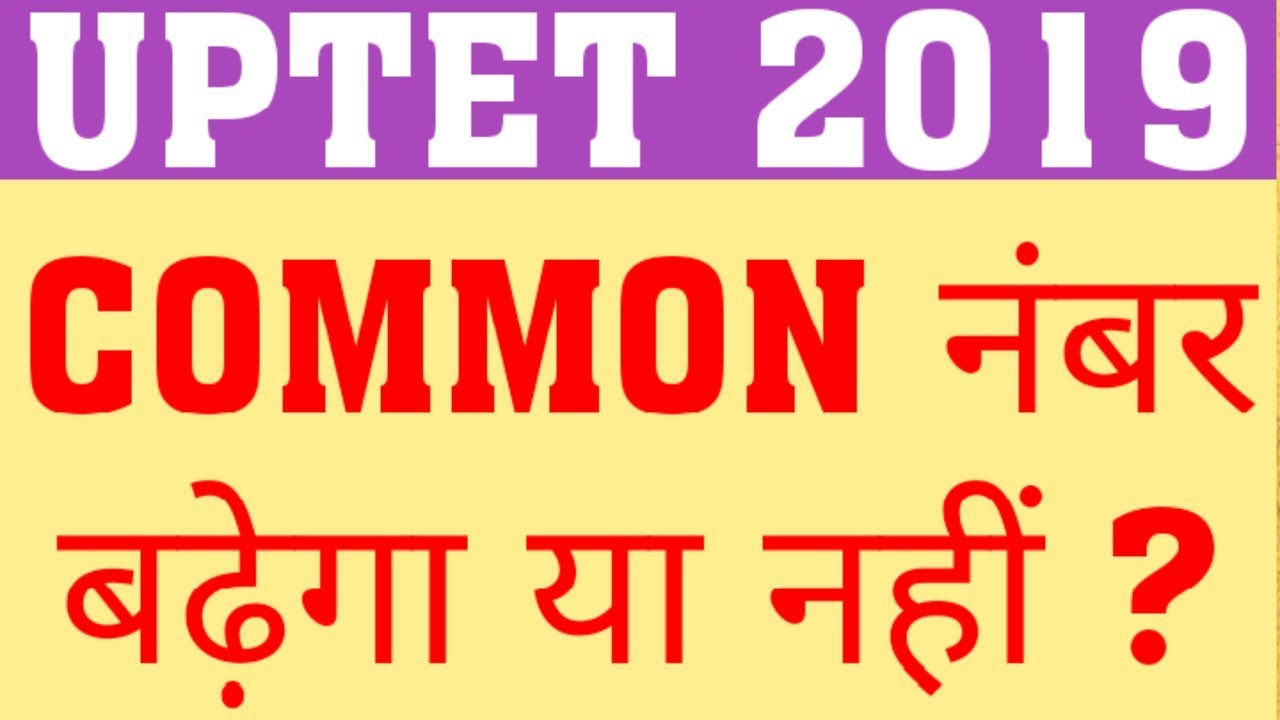 UPTET 2019 COMMON NUMBER | UPTET 2019 COURT UPDATE | UPTET 2019 LATEST UPDATE