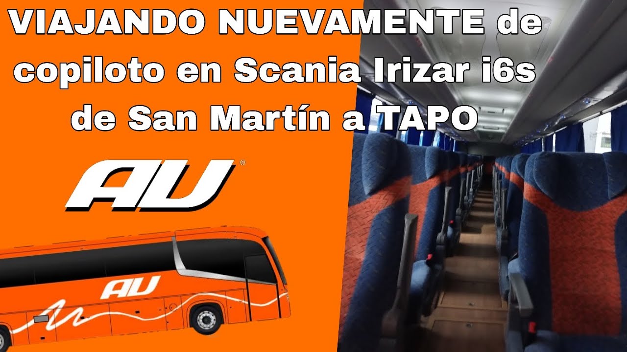 VIAJANDO NUEVAMENTE de Copiloto en AU Mandarino | Scania Irizar i6s