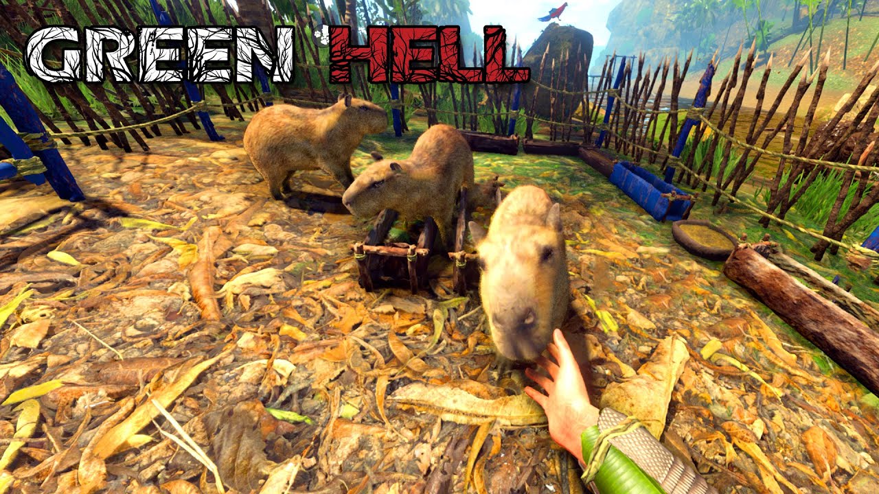 EP 25 Fazendo Zarabatana Esticador De Sapo E Domesticando | Green Hell | Gameplay | 3ª Temporada