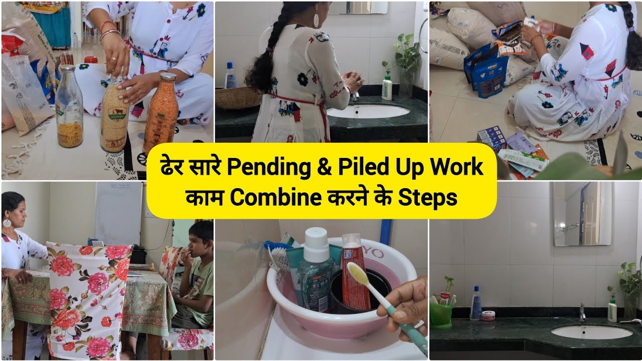 TIME TRACKING TIPS || STPES TO COMBINE WORK || MANAGE HOUSECHORES ALONE...