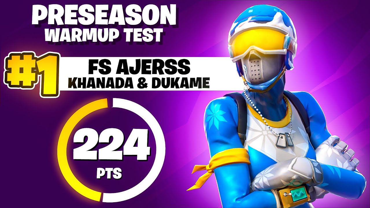 🏆 1ST PLACE in the FNCS Warmup Event | FS Ajerss