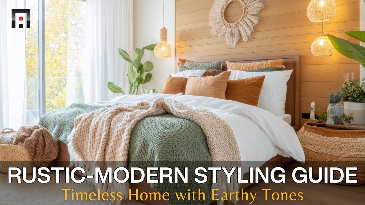 Trending Rustic-Modern Colors: Muted Greens & Warm Rustic Accents to Transform Each Living Space