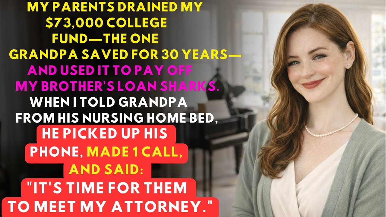 My Parents Drained My $73,000 College Fund To Pay Off My Brother's Gambling Debts—Grandpa Made One..