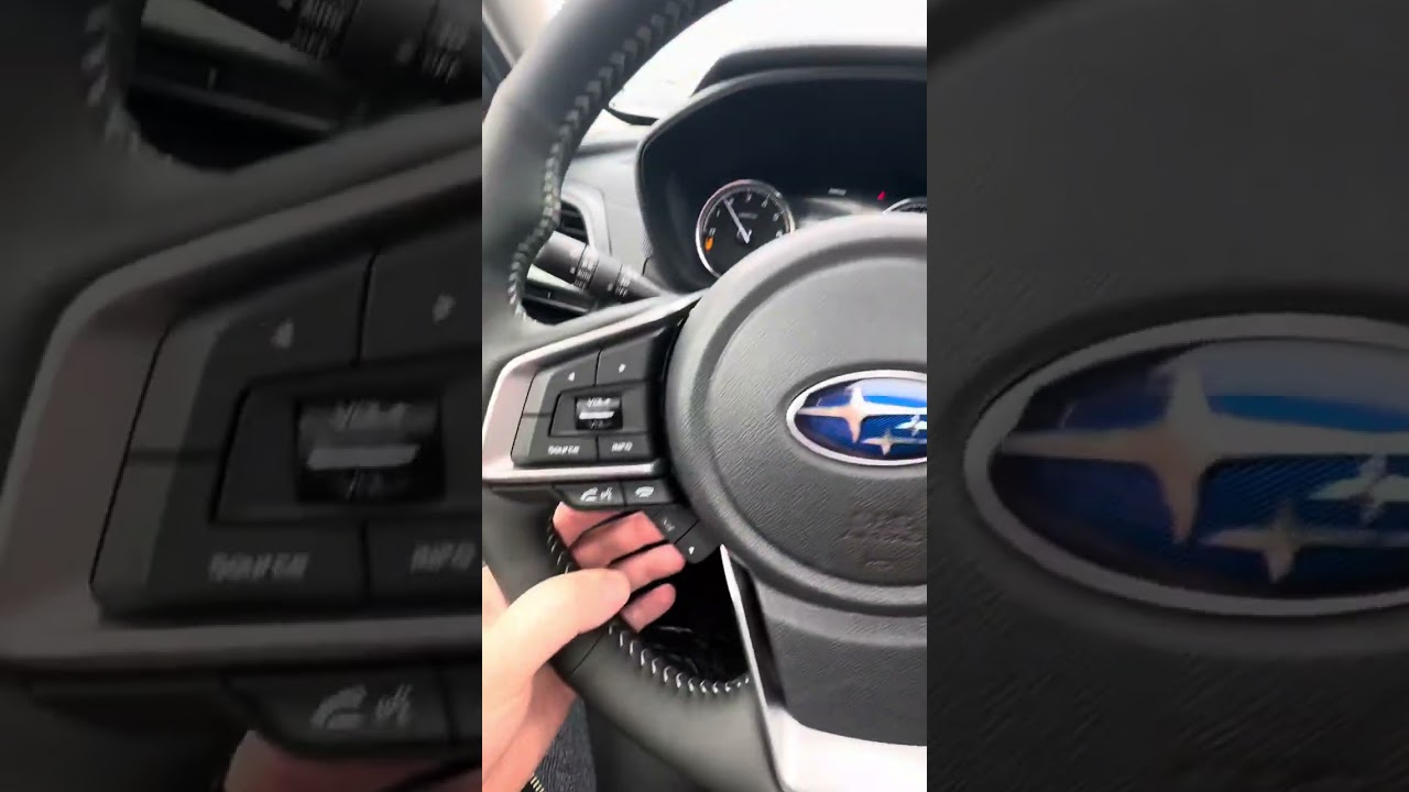 Как настроить параметры системы EyeSight в Subaru Forester (2019-2024)
