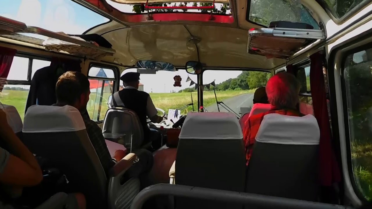 11.8.2019 - malá ukázka z jízdy historickým autobusem Škoda 706 RTO Lux