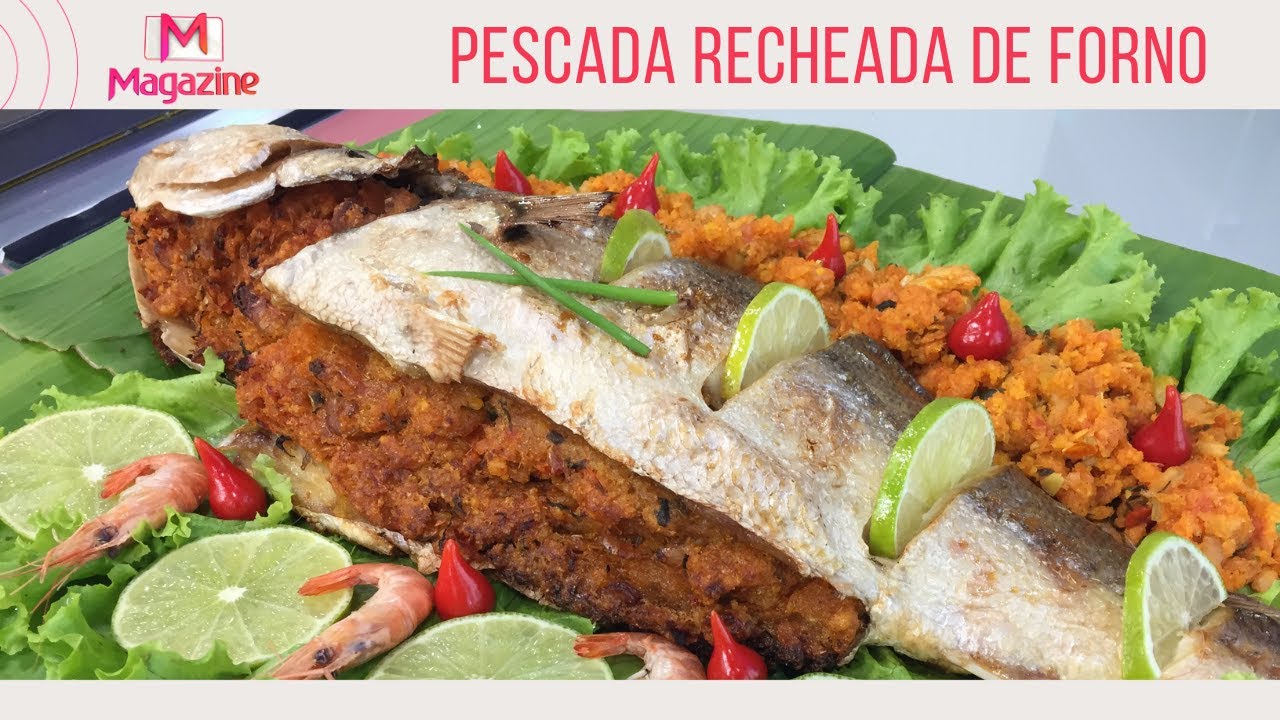Receita: Como fazer pescada recheada de forno