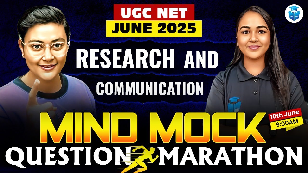 UGC NET Paper 1 Marathon Class | Research Aptitude & Communication Important Questions | JRFAdda