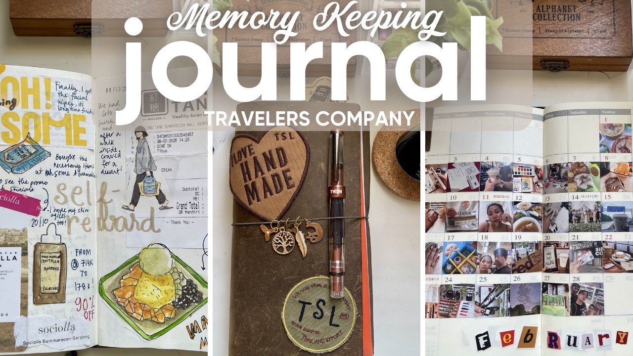 ✨ Что в моем блокноте Olive Traveler&rsquo;s Notebook 2026 ✈️ Обзор и оформление | Дневник &laquo;Одна фотогр...