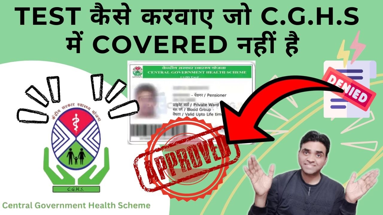 How to get Medical test done that are not covered under C.G.H.S Procedure.