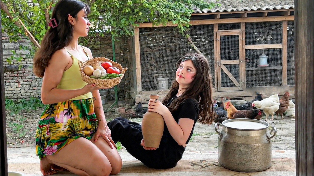 Life in the Village | Rural Sisters Daily Routine Village Life in Mountain House