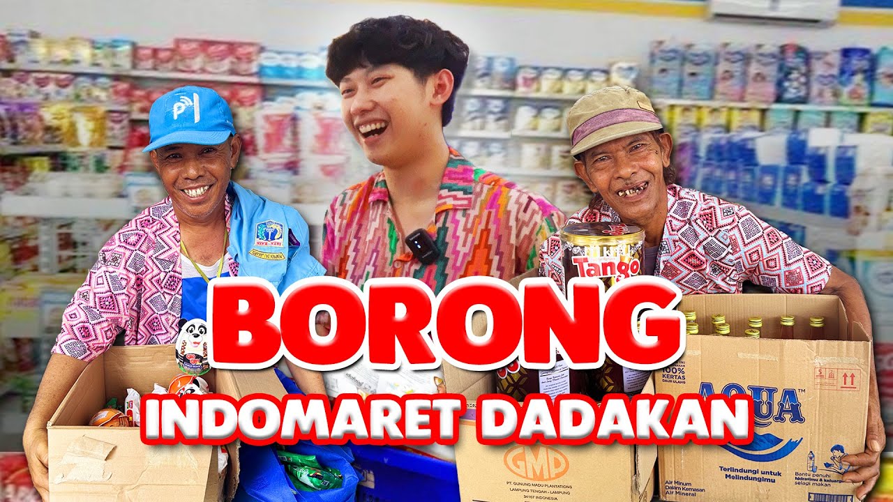 TERHARU PERJUANGAN AYAH UNTUK ANAK!! BORONG SIRUP LEBARAN