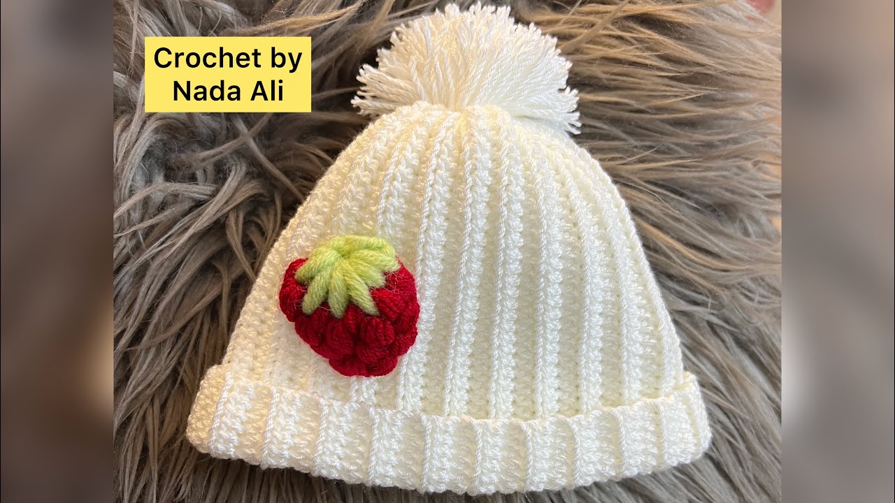 اسهل واسرع ايس كاب كروشيه للمبتدئين How to crochet easy and the fast hat for beginners