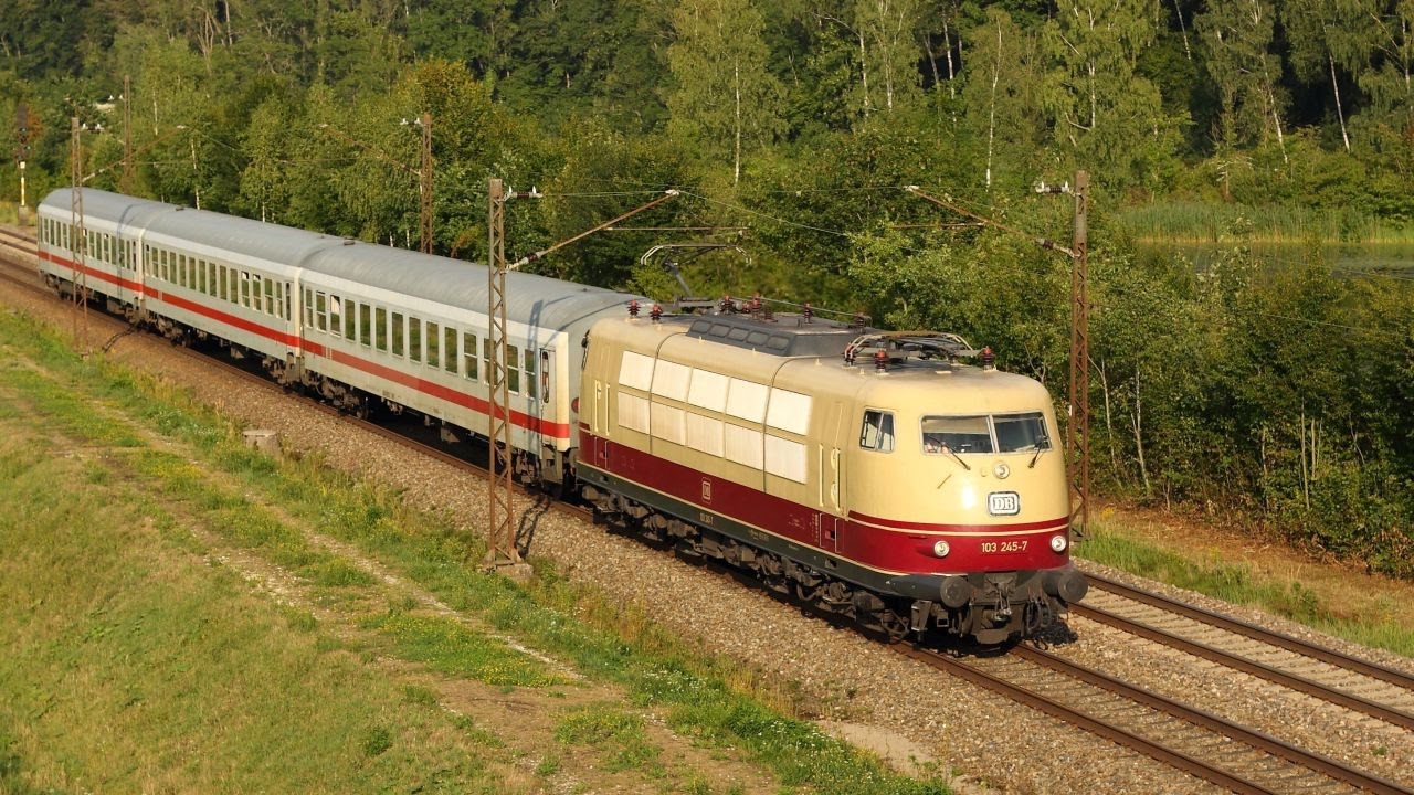 Letzte Planeinsätze der BR 103 bei der DB 2015 und 2016