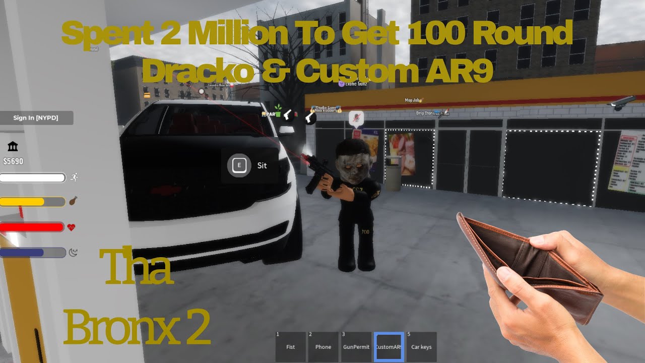 SPENT 2 MILLION TO GET THE 100 Round Drako & Custom AR 9 In Tha Bronx 2