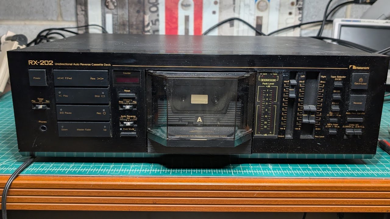 Исправление перевернутой и царапающей записи на Nakamichi RX-202