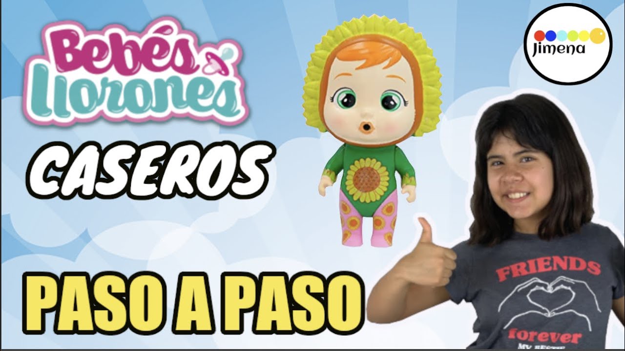 Cómo hacer Bebés Llorones Caseros PASO a PASO con Material Escolar  / Hago a SOPHIA Happy Flowers