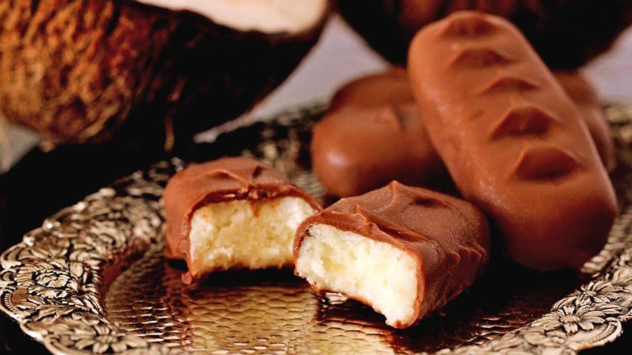 BOUNTY ČOKOLADICE - how to make bounty