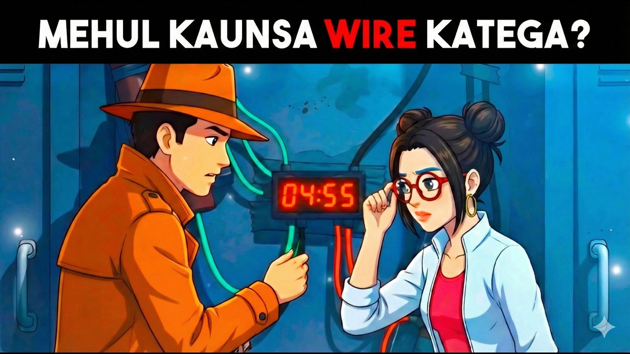 Detective Mehul Mystery #1 | Mehul Kaunsa Wire Katega? | मेहुल कौन-सा वायर काटेगा?
