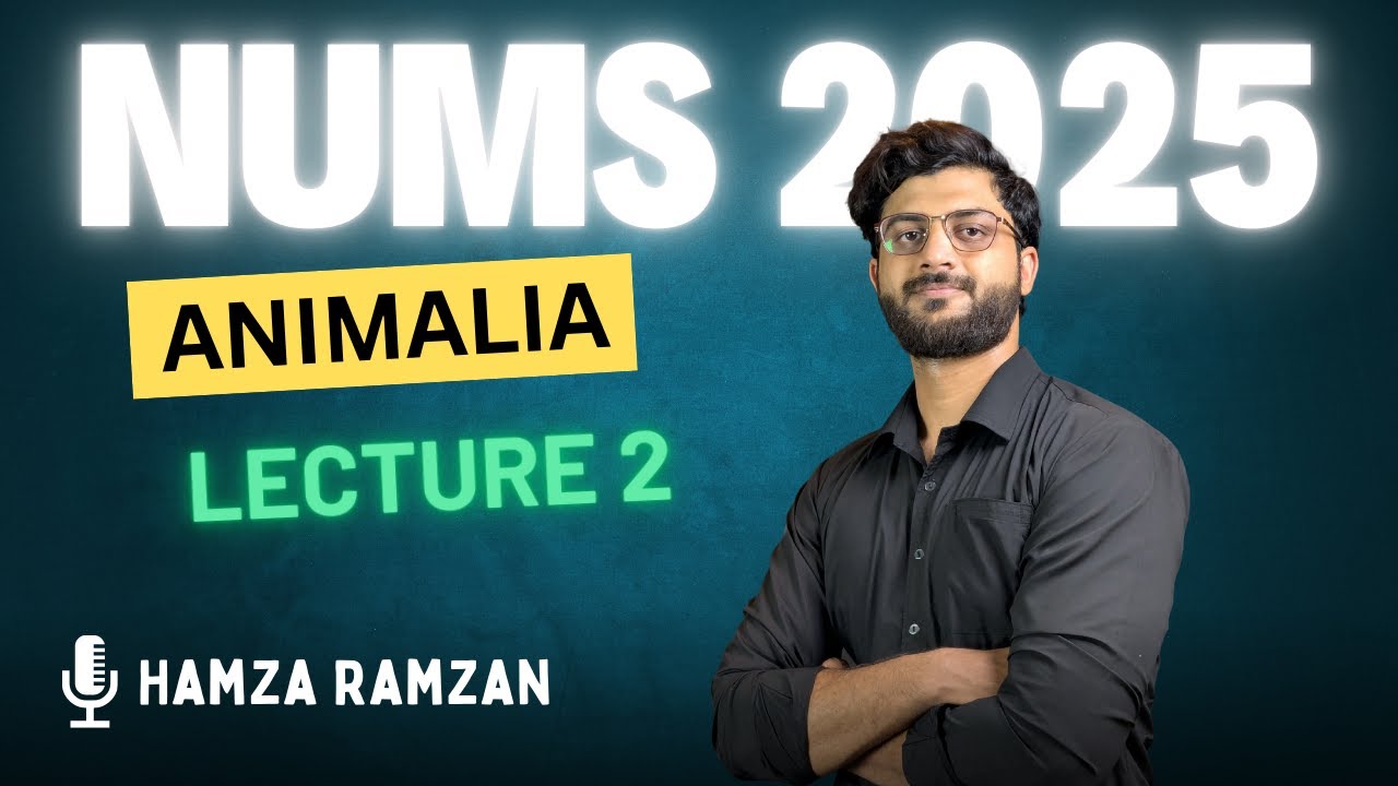 MDCAT 2025 - Animalia - Live Lecture - Hamza Ramzan Lec 23