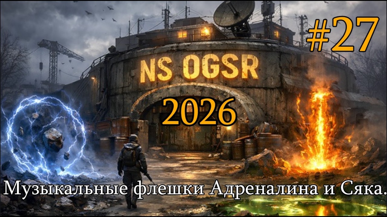 ☢ Сталкер NS OGSR 2026 ☢ #27. Музыкальные флешки Адреналина и Сяка.