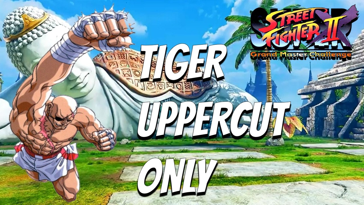 Sagat: Tiger Uppercut Only Gameplay ► Super Street Fighter II X Grand Master Challenge