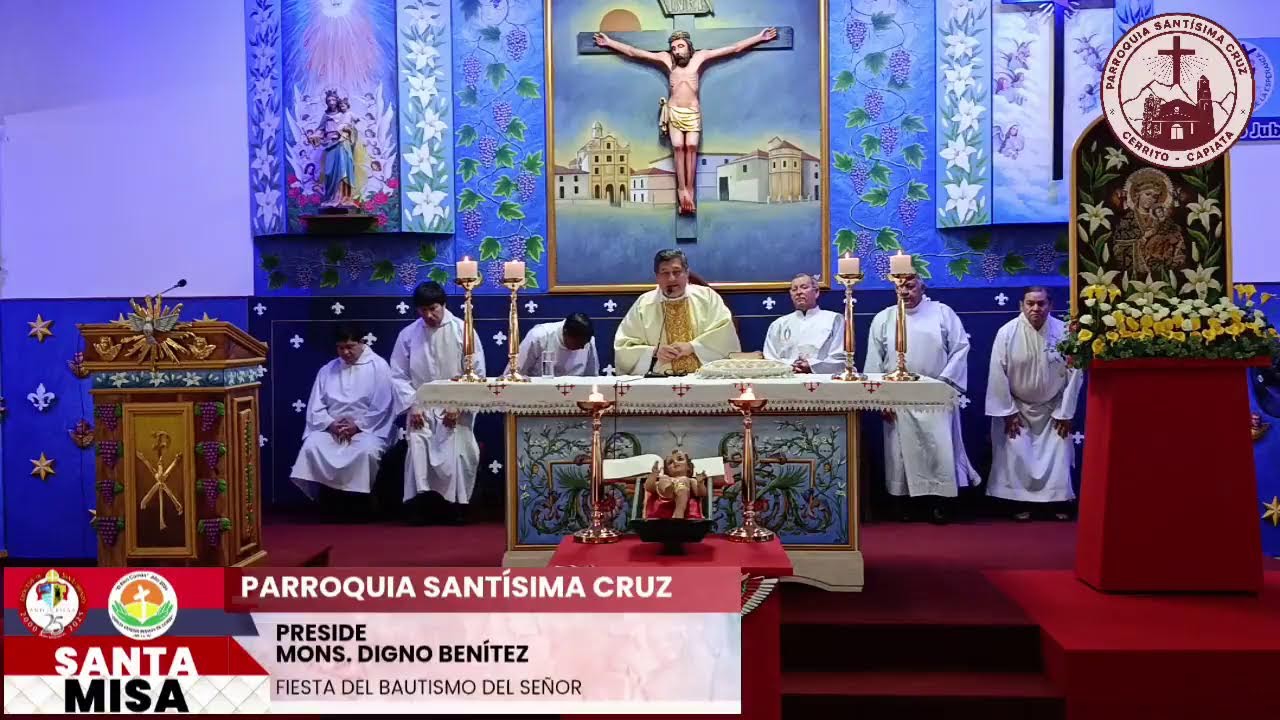 🎥 Transmisión de la Santa Misa 
11 de enero de 2026
07:00hs.
Preside Mons. Digno Benítez.