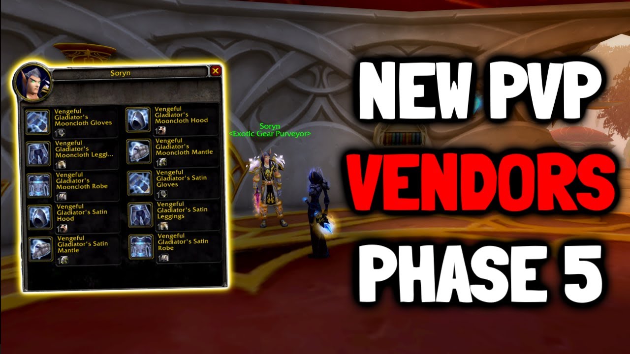 NEW Vendors in TBC Classic Phase 5