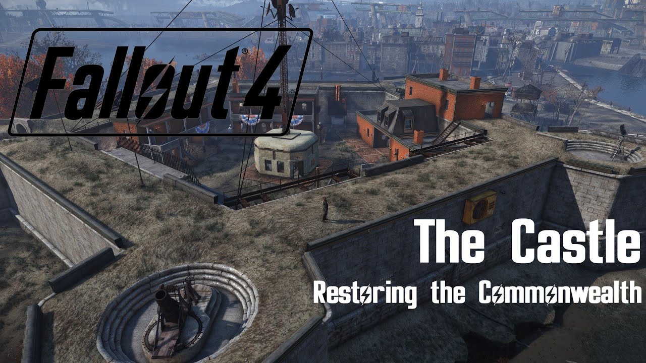 The Castle - a restored Minutemen Forward Operating Base - Fallout 4 Settlements