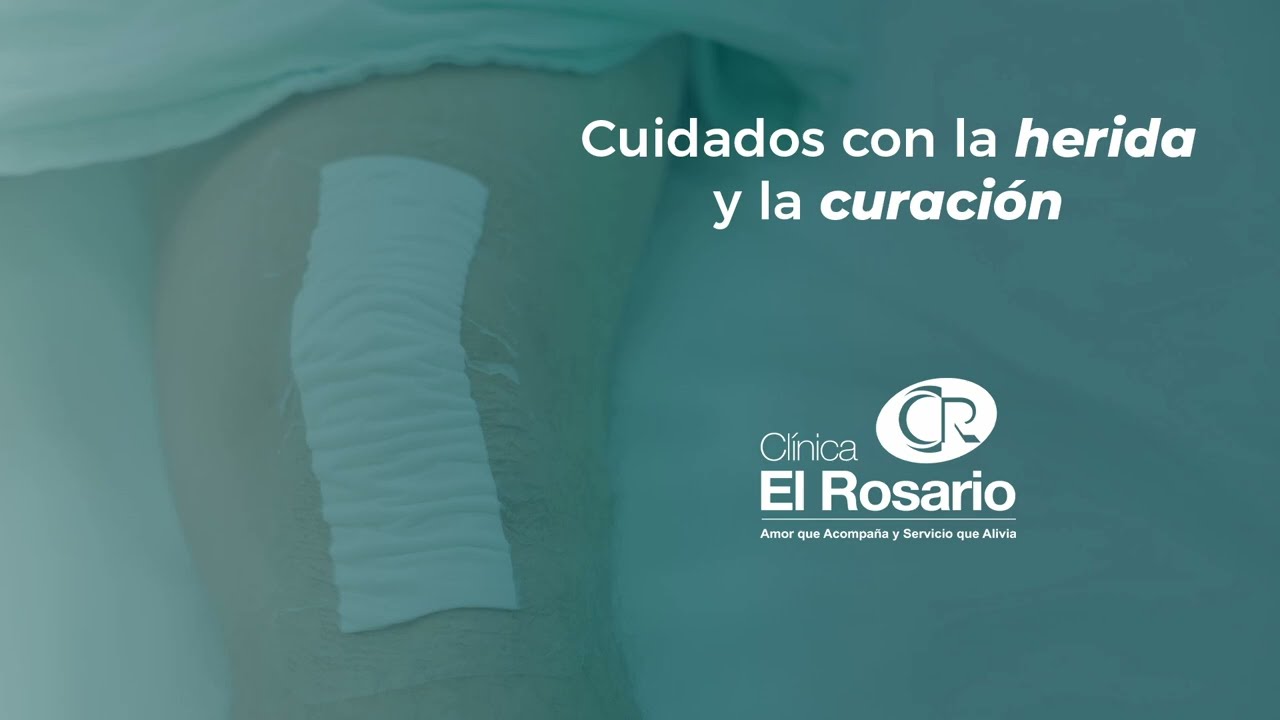Cuidados con la herida y la curaci&oacute;n en Pr&oacute;tesis Total de Rodilla - Cirug&iacute;a de la Cl&iacute;nica El Rosario