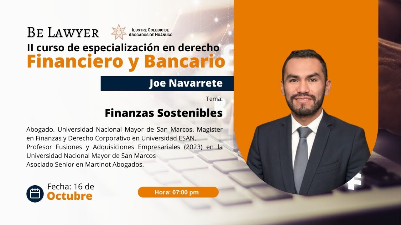 6. Finanzas Sostenibles | Be Lawyer