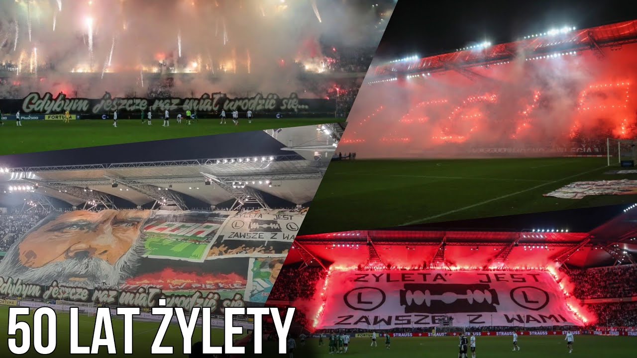 OPRAWY na 50 LAT ŻYLETY 🔥 | Legia Warszawa - Warta Poznań | 25.11.23