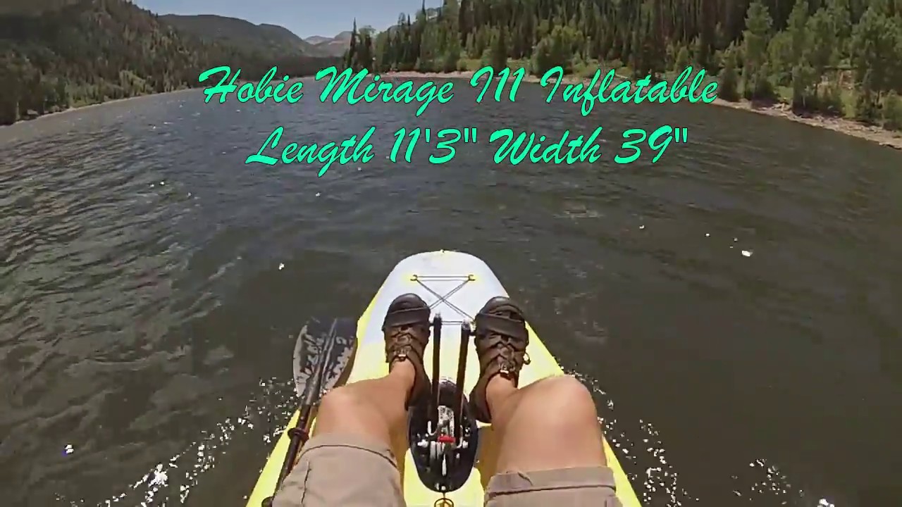 Hobie Mirage I 11 Inflatable Review VS Pro Angler, Outback