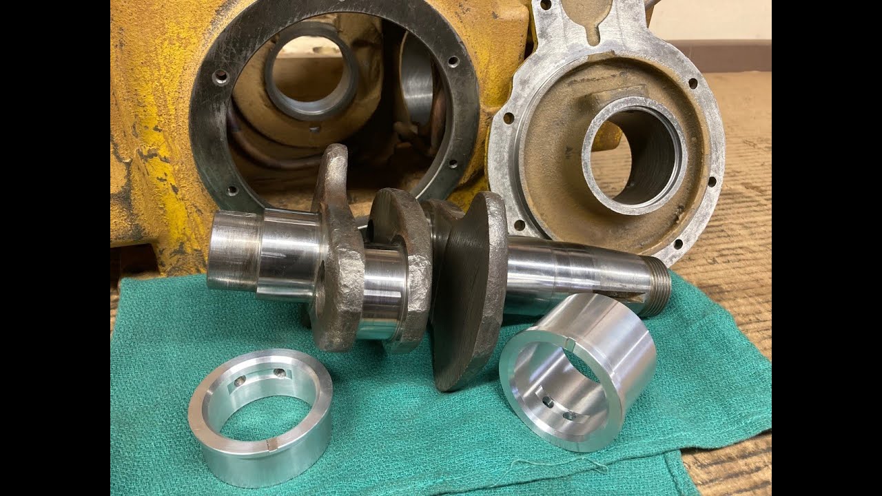 Caterpillar D2 #5J1113 Starting System Ep.14: My Total Pony Main Bearing Redesign - Kinda Crazy!!!