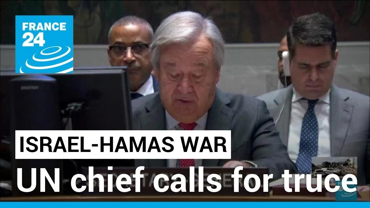REPLAY: UN Secretary-General Guterres calls for 'immediate humanitarian ceasefire' in Gaza