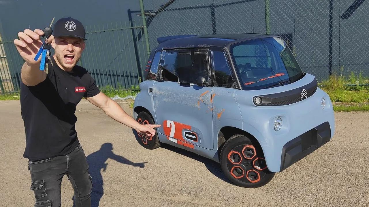 Comprei um Citroën Ami amassado para restaurar e personalizar!