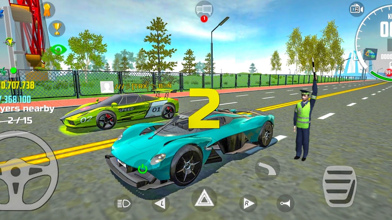 Car Simulator 2 Multiplayer - Racing with Ferrari Enzo - Glitch Race - Aston Martin Valkyrie Car