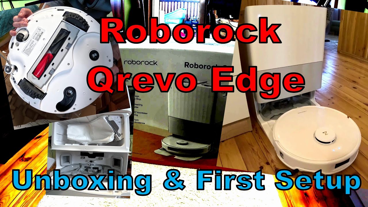 Распаковка и первая настройка Roborock Qrevo Edge 5V1 | Составление карты + Тестирование работы п...