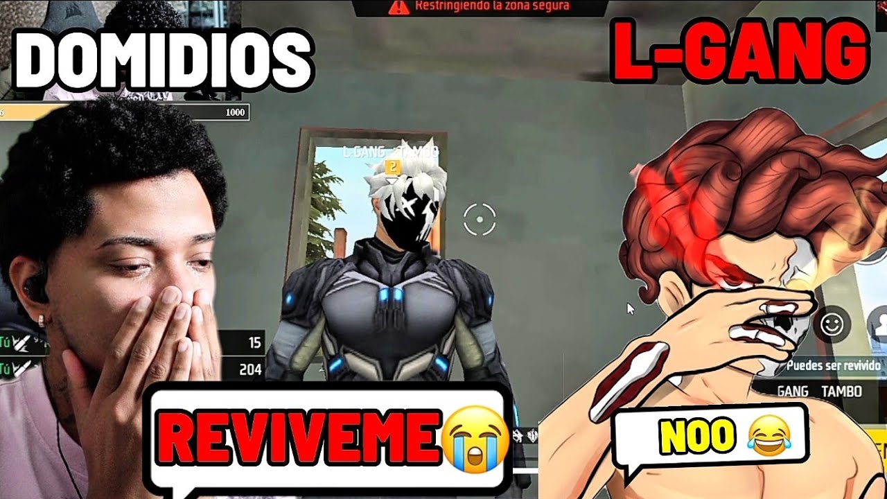 L-gang se Gasta 1700 Monedas Por Que no Quiere Revivirme 😭 L-gang y Domidios Jugando