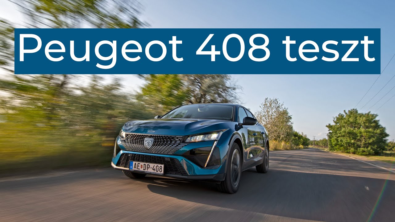 Új Peugeot 408 - sem SUV, sem kupé? Megnéztük! 🚗