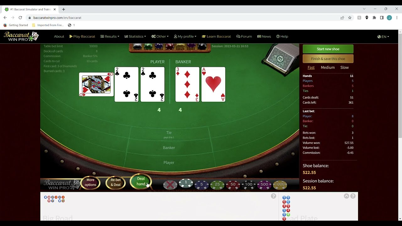 Can the Dragon Finder Baccarat System Double its Buy in within Three Shoes?!?