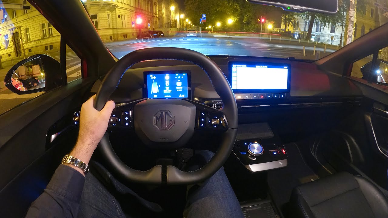 New MG4 2023 - NIGHT POV test drive & FULL REVIEW (Luxury, 204 HP)
