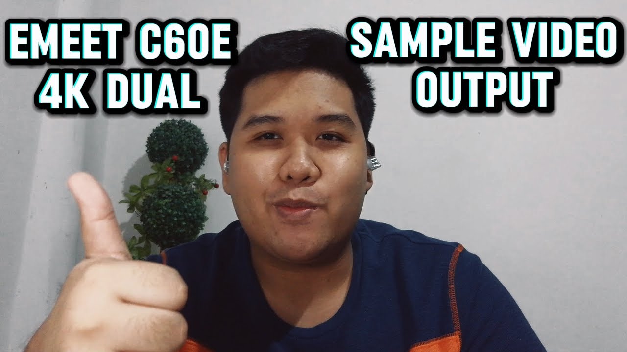 Emeet C60E 4K Dual Sample Video Output