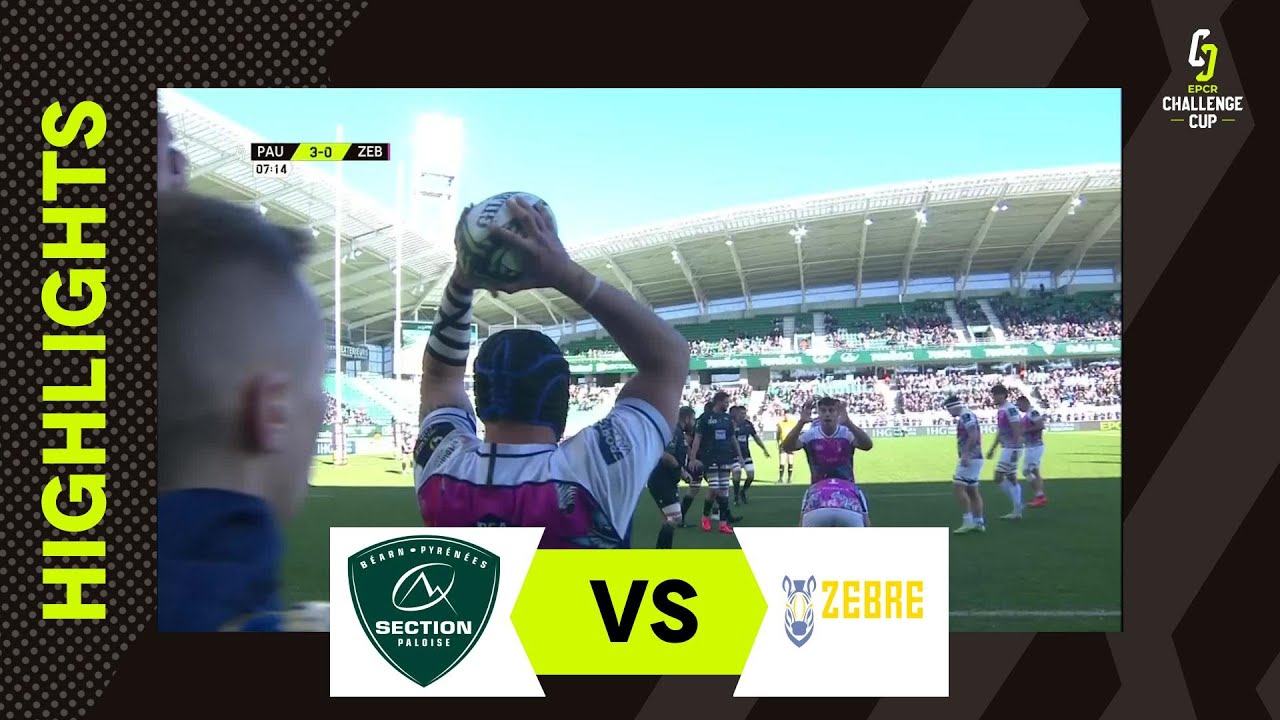 Instant Highlights - Section Paloise v Zebre Parma Round 4  |  EPCR Challenge Cup 2023/24