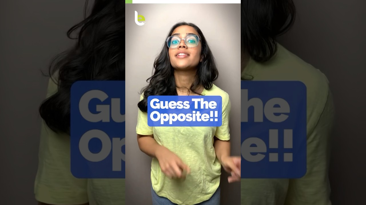 Advanced Opposite Words In English! Can you guess?? #opposites #englishwords #englishwithananya