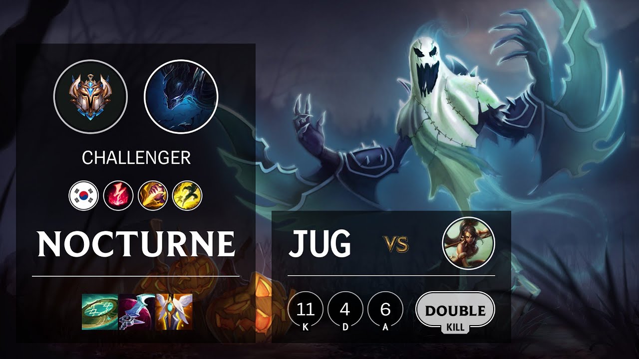 Nocturne Jungle vs Nidalee - KR Challenger Patch 11.23