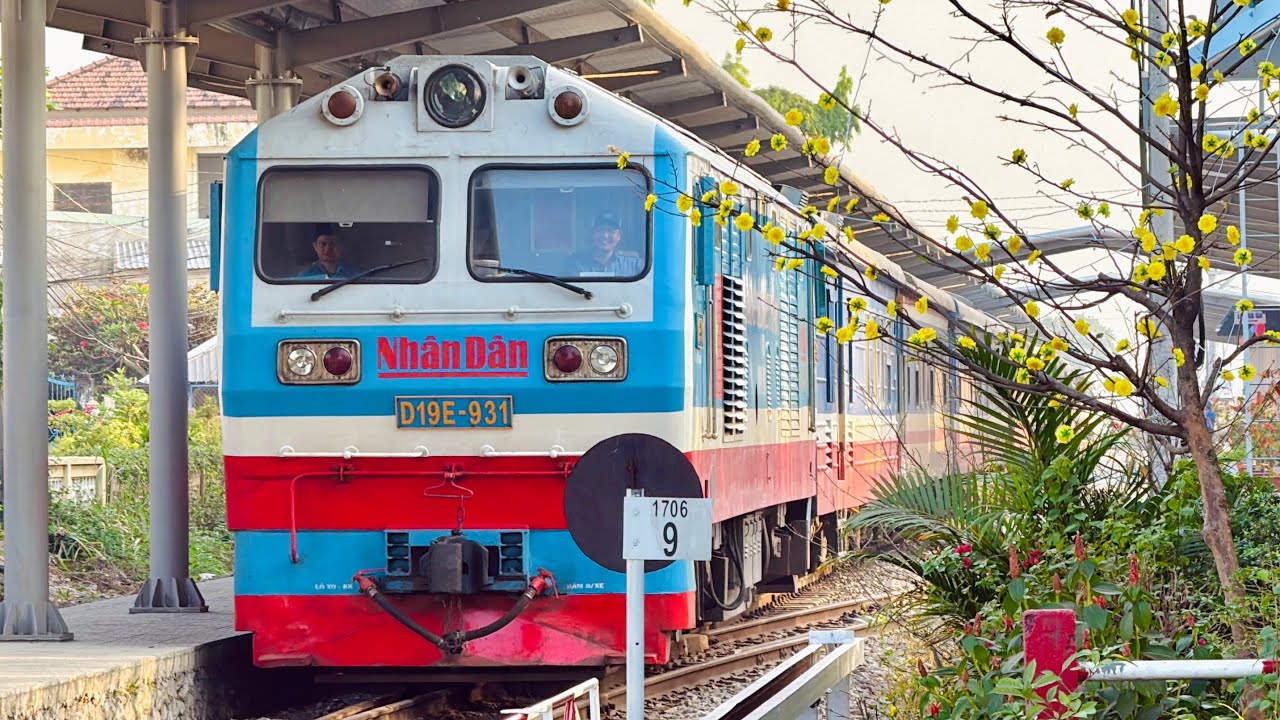 Tàu Hoả Việt Nam - Những chuyến tàu mùa xuân đi về thật đẹp đưa hàng ngàn người về quê đón Tết 2026
