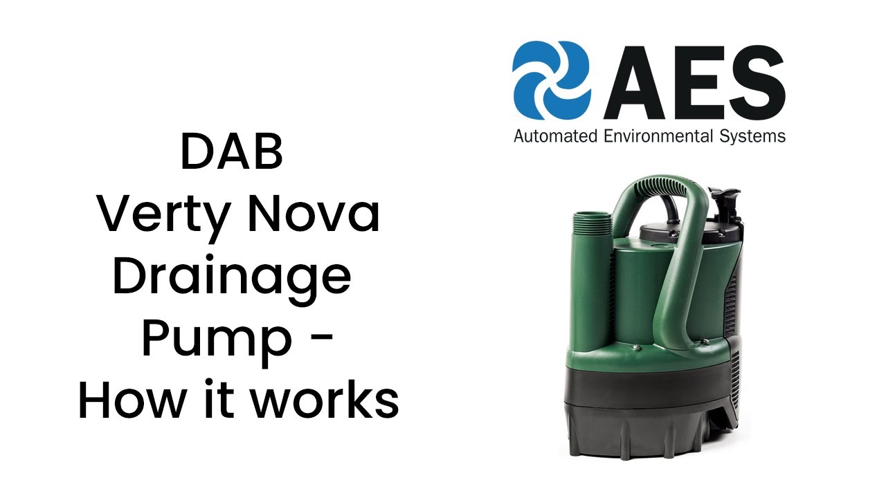 DAB Verty Nova Drainage Pump - How It Works